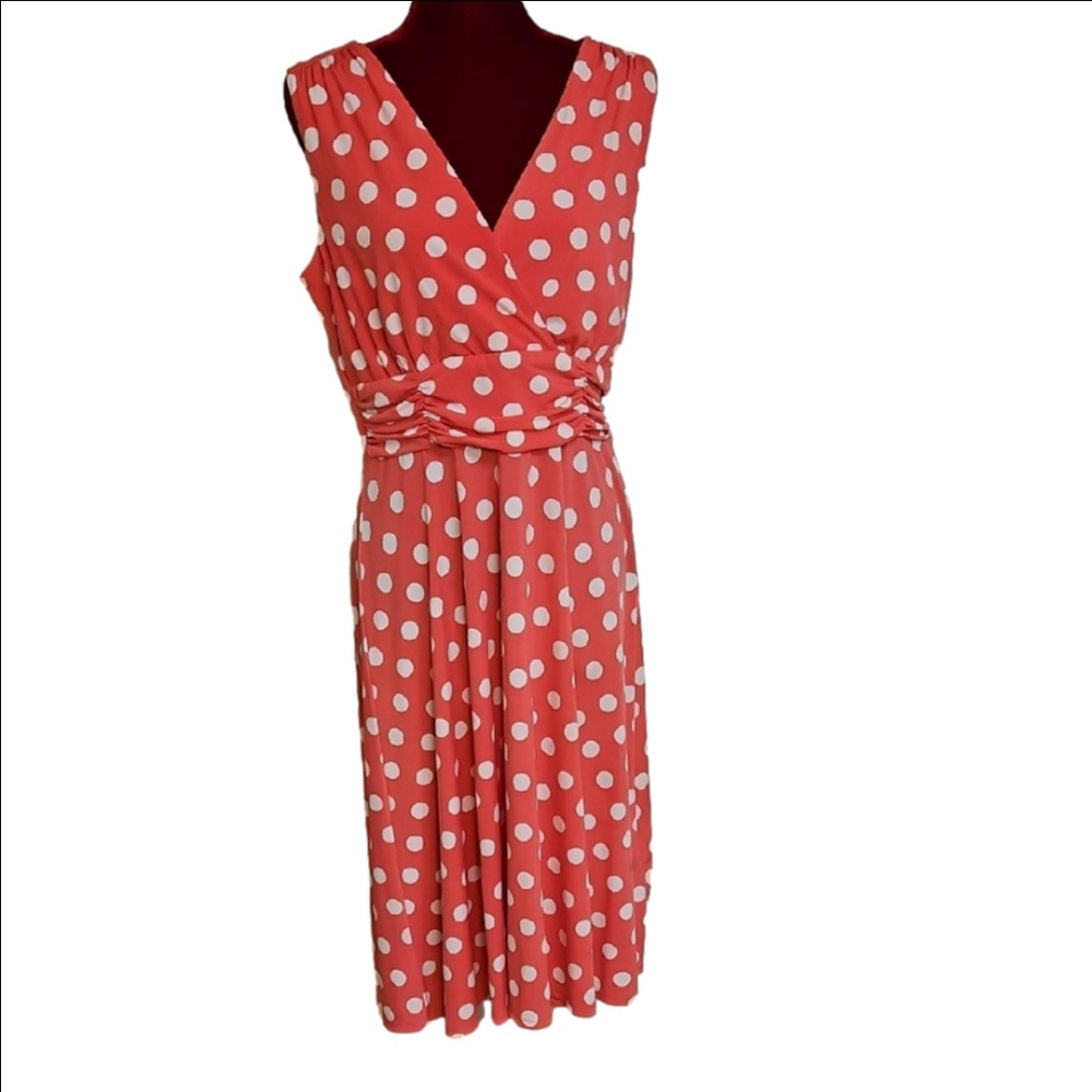 Polka Dot Wrap Dress Size 12